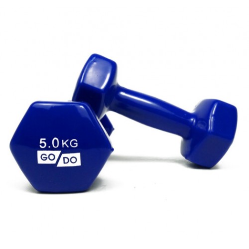 Гантели виниловые Go Do 2x5кг (пара)